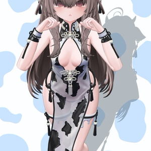【9アバター対応】乳牛チャイナ（ギミック付） 缩略图 8