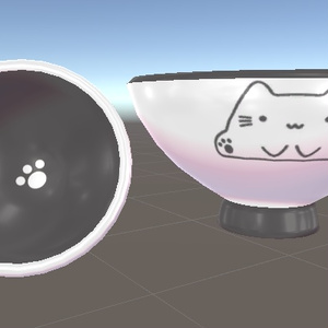 【無料】ねこ夫婦茶碗【VRC想定】 缩略图 3