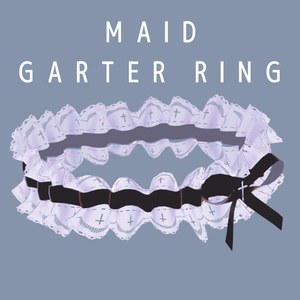 [MA Compatible] Frilly Maid Garter Ring