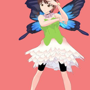 羽妖精カーネーションドレス　ミニ