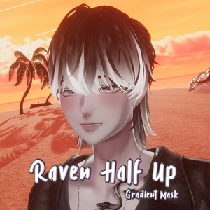 ☆【Raven Half Up】Gradient Mask Texture #aarumimi