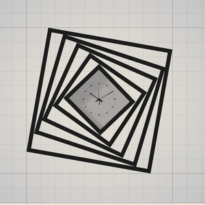 3d  時計