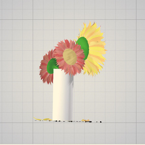 3d   花