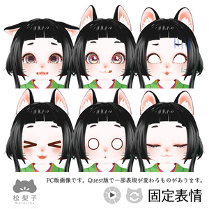 (PC/Quest)松梨子(Maturiko/まつりこ)【もちふぃった～対応】オリジナル3Dモデル #松梨子 缩略图 16