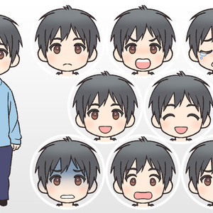 キャラ素材・男性1