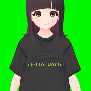 Hello, World! Tシャツ【VRoid】【テクスチャ】
