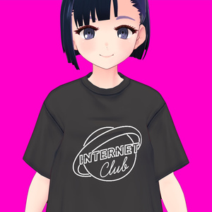 インターネットクラブロゴ Tシャツ【VRoid】【テクスチャ】