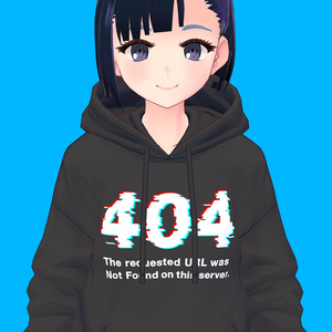 404 Not Found パーカー【VRoid】【テクスチャ】