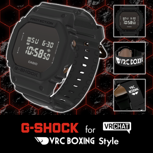 【期間限定】G-SHOCK For VRChat VRCBOXING Style【VRChat / OSC対応】