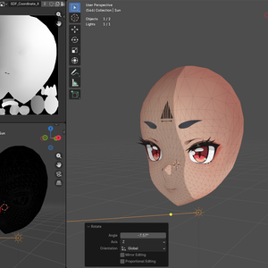 【Blenderアドオン】SDFテクスチャ自動生成＋SDFテクスチャ用シェーダーノード自動生成