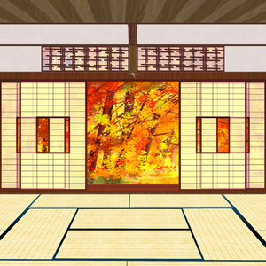 縁側の景色