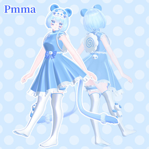 🐼パステルパンダ🐼アクセサリー付き衣装【Ramune対応済】#arupaka_VRC 缩略图 10