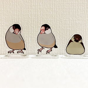 桜文鳥さん アクリルスタンド