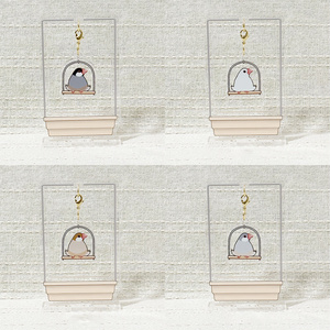 文鳥さん おうちアクリルスタンド