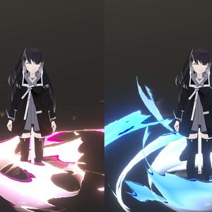 漫画の気波3D効果 cartoon wave 3d effect