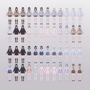 セーラー服&カーディガン✦10キャラ対応✦ 缩略图 16