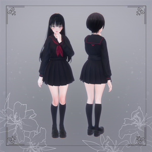 セーラー服&カーディガン✦10キャラ対応✦ 缩略图 3