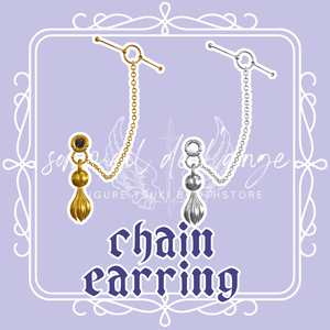 【竜胆】chain earring