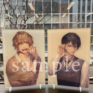 【受注生産】複製サイン入り・アクリルプレート／咲本﨑「この手を離さないで」一条晴斗 ver.