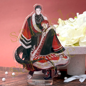 ①王一博 アクリルステンドグラス風パネル約18cm*8cm ステンドグラス風アクリルスタンド【pygmalion】 | 異端芸術堂