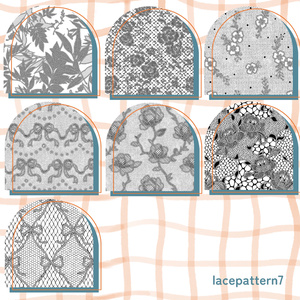 simple lace babushka-シンプルレース バブーシュカ- 缩略图 3