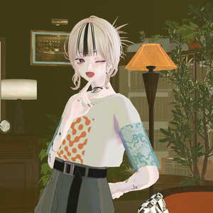 【無料版あり】【VRC想定衣装】 laceTshirt【Grus/Lapwing】 缩略图 6