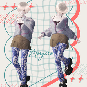 【VRC想定衣装】Fall BalletCore set【Grus】【Lapwing】【Goat Mea】【Marycia】 缩略图 7