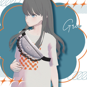 【VRC想定アクセサリー】Oyster bag-牡蠣バッグ- 缩略图 3