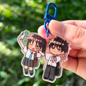 名探偵コナン ピンガ&グレース アクリルキーホルダー - tsukumo0604