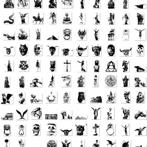  伝説と歴史：All-in-oneブラシセット ABR/SUT/PNG – 100点