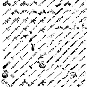 武器とシステム：All-in-oneブラシセット ABR/SUT/PNG – 100点