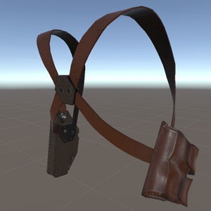【VRChat向け】ショルダーホルスター 缩略图 2