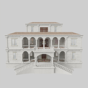 【ワールド】白亜の洋館【建物パーツセット】 缩略图 13