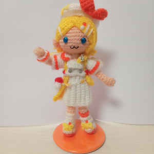 もっちりきつねさんのあみぐるみキーホルダー - amidoll planet