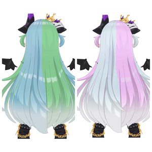 【邪竜メルヴィ専用】【8種展開】ツートーンヘアテクスチャ 缩略图 5