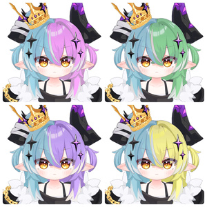 【邪竜メルヴィ専用】【8種展開】ツートーンヘアテクスチャ 缩略图 2