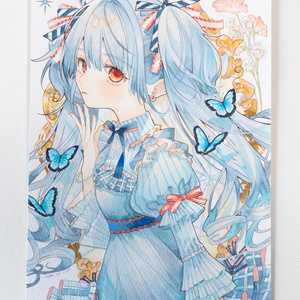 最終値下げ！　夏　コピック　イラスト　原画 コピックイラスト原画/さくらんぼ - なついろ - BOOTH