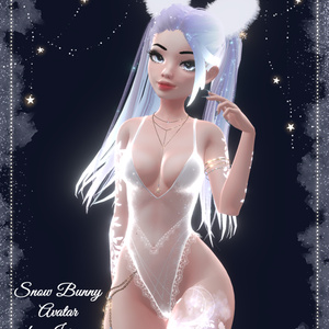 Snow Bunny Avatar [VRC] 缩略图 2