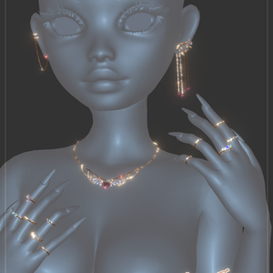愛の翼ジュエリーセット (Wings of Love Jewelry Set)