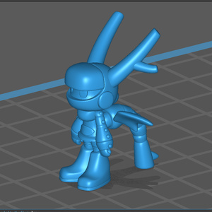 スペースドラゴン娘の3Dプリンター用データ（.stl）