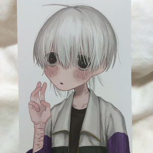 ポストカード〔麻白ピース〕