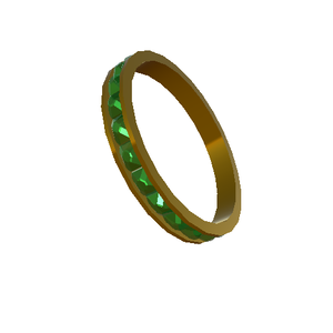 Gold ring with Diamonds - VRChat