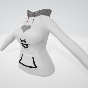 Cute Hoodie VRChat - Panda's female base