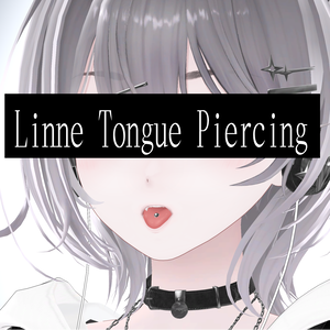 【リンネ - Linne専用】Tongue Piercing/ 舌ピアス【リップシンク・MA対応】