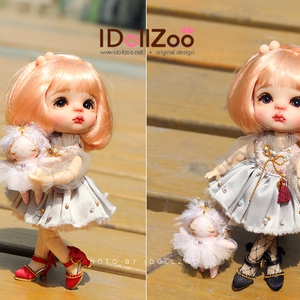 ウェディングロリータドレス＋パニエセットパニエ（1/12ドール服 ねんどろいどどーる オビツ11 ymy UFdoll） - 小さなぬい・ドールの服飾店  nuitto - BOOTH