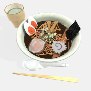 【3D】ラーメンセット