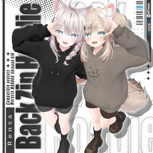 ✨発売記念セール中✨BackZipHoodie【Marycia/マヌカ/しなの/Sio】