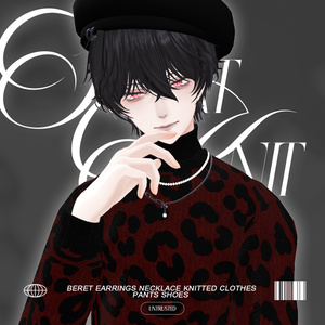 short knit for Men's avatar 男性アバター向け ショートニット