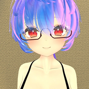 【VRChat用】アンダーリム眼鏡 缩略图 2