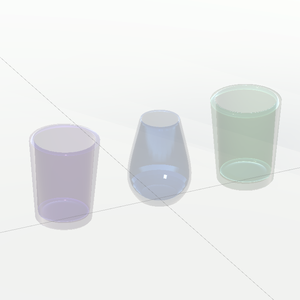 Basic Glass グラス l 3D model